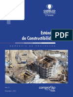 Estándar N°01 - Constructibilidad