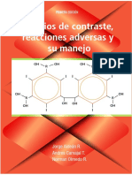 Medios de Contraste, Reacciones Adversas y Su Manejo