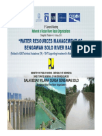 Managing Water Resources of Bengawan Solo River Basin