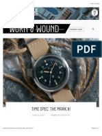 Time Spec: The Mark XI - Worn & Wound