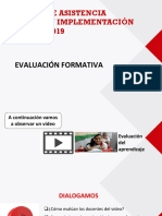Ppt Evaluacion Formativa - Julio 2019