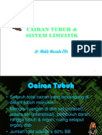 Cairan Tubuh & Sistem Limfatik: Dr. Meldy Muzada Elfa