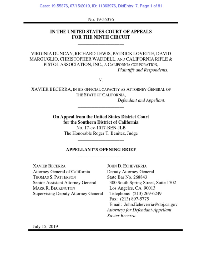 In The United States Court Of Appeals For The Ninth Circuit: Plaintiffs