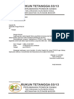 Surat Undangan RT