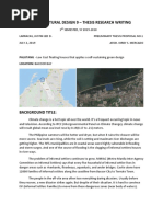 Architectural Design 9 - Thesis Research Writing: Palutang Location: Bacoor Bay