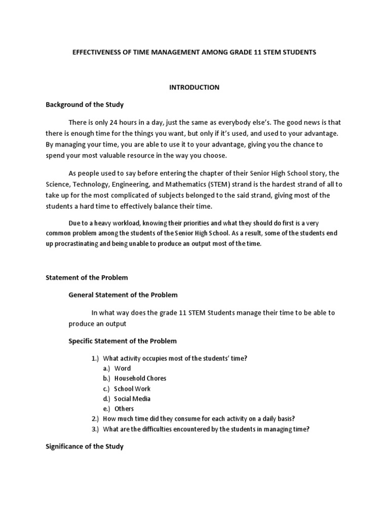 Key Features Of Time Management