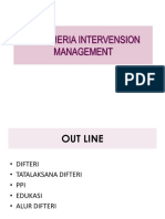 Diphtheria Intervension Management
