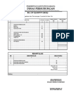 Bill of Quantity (Boq) : Pengadaan Dan Pemasangan Guardrail Di Jalan Sisir