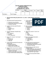 PTS Kelas 2 Tema 1 ST 1