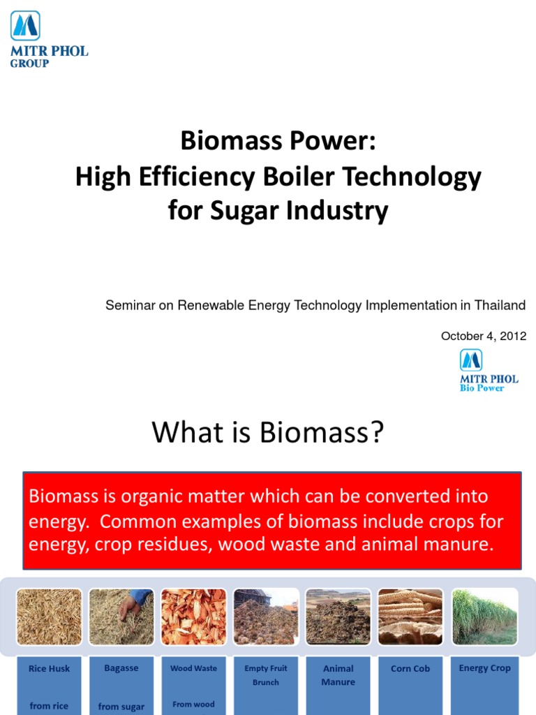 High-Efficiency Boilers for Sugar Industry | PDF | Biomass | Sugarcane