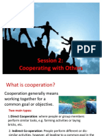 Cooperating With Others