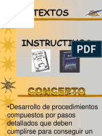 Textos Instructivos