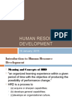 Introduction To Human Resource Development