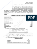 Problems On Taxable Salary Income Additional PDF