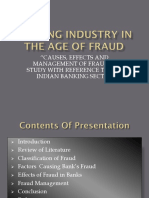 Banking Industry in The Age of Fraud