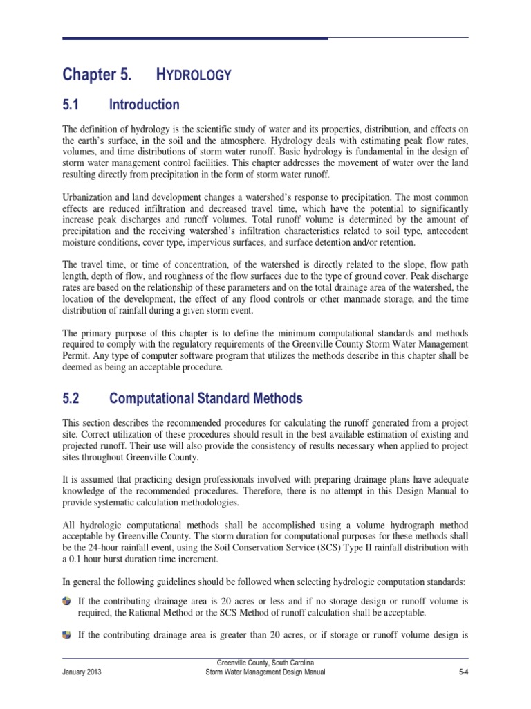 7.4 Runoff Coefficient PDF | PDF | Surface Runoff | Stormwater