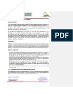 2.12 Plan de Manejo Ambiental y Social (PMAS) Generalidades: Consorcio Vial San Martín ...