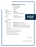 CV Lamaran Kerja s1