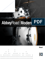 Abbey Road Modern Drums Manual English PDF