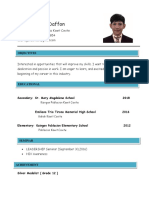 Cedric Aaron Daffon Resume for Office Staff Position