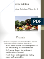 GIS1012 Lifecycle Nutrition: Water Soluble Vitamin 3