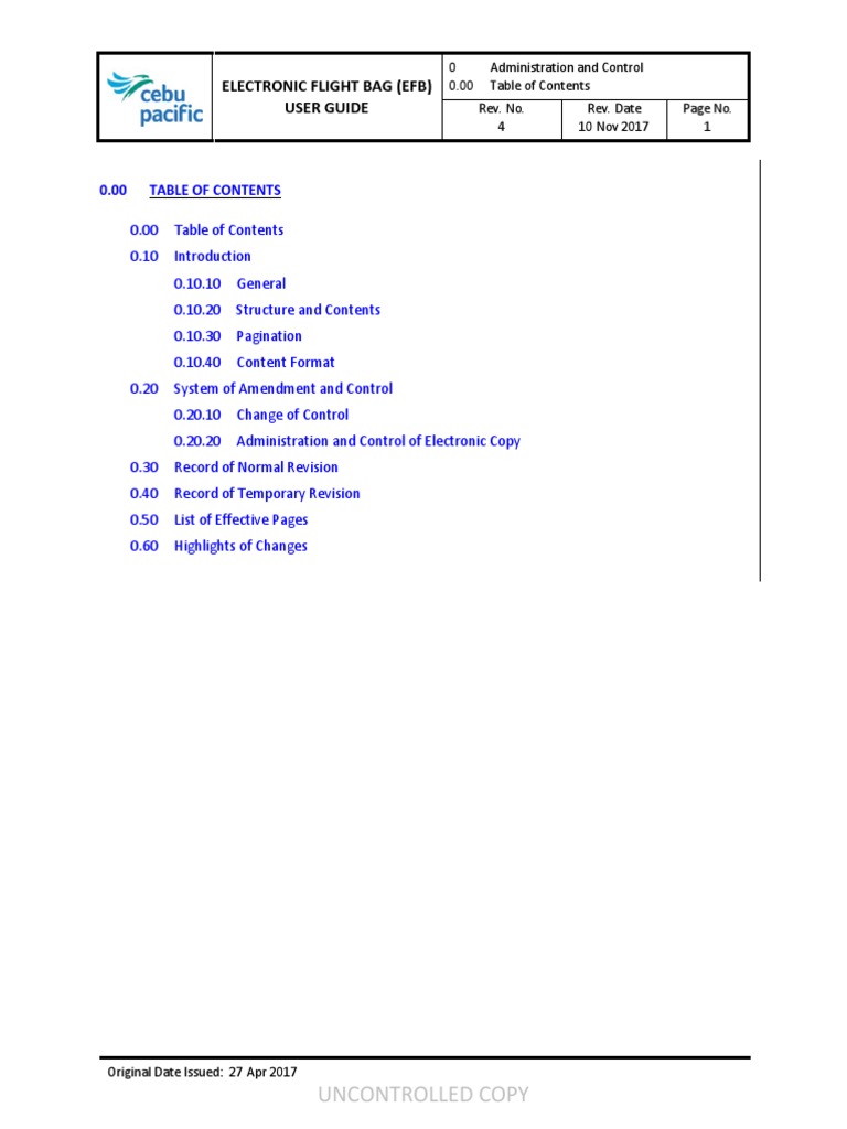 EFB User Guide for Airbus FlySmart | PDF | Takeoff | I Pad