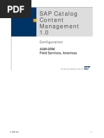 SAP Catalog Content Management 1.0: Configuration