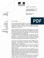 Réponse de Jean-Pierre BATAILLER, Directeur académique, à mon courrier sur la diminution du nombre d'AESH