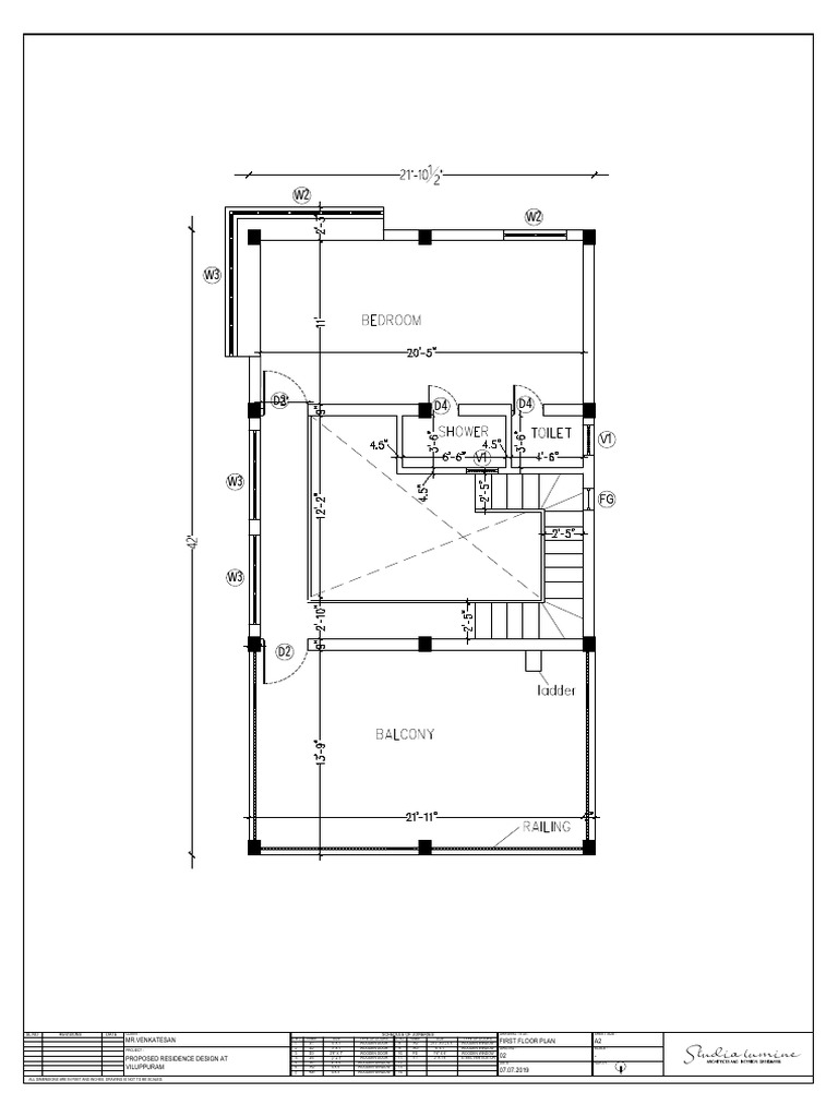 Proposed Residence Design Plan | PDF