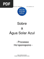 Ebook Água Solarizada Azul