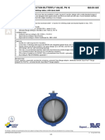 Avk Centric U-Section Butterfly Valve, PN 10 820/20-025: Loose EPDM Liner For Drinking Water, With Bare Shaft