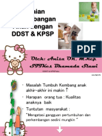 Deteksi Dini Tumbuh Kembang Anak dengan DDST & KPSP