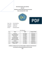 Program Kerja Kelompok Kku KP Universitas Muhammadiyah Pontianak Tahun Akademik 2019 / 2020