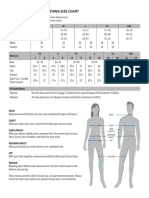 Men'S and Women'S Clothing Size Chart