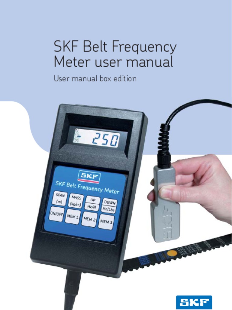 Belt Frequency Meter Manual PDF Belt (Mechanical) Frequency