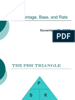 Percentage Base and Rate