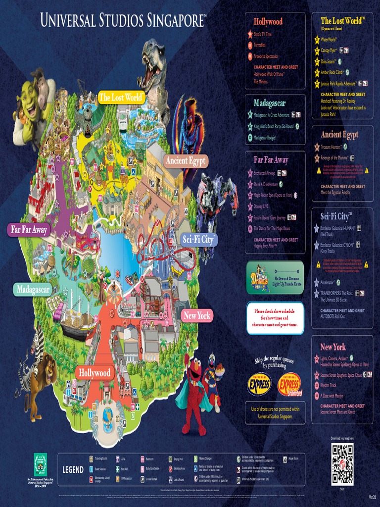 Universal Studio Map PDF