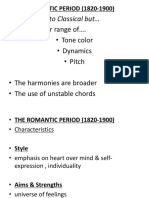 Romantic Period Musical Characteristics and Key Composers