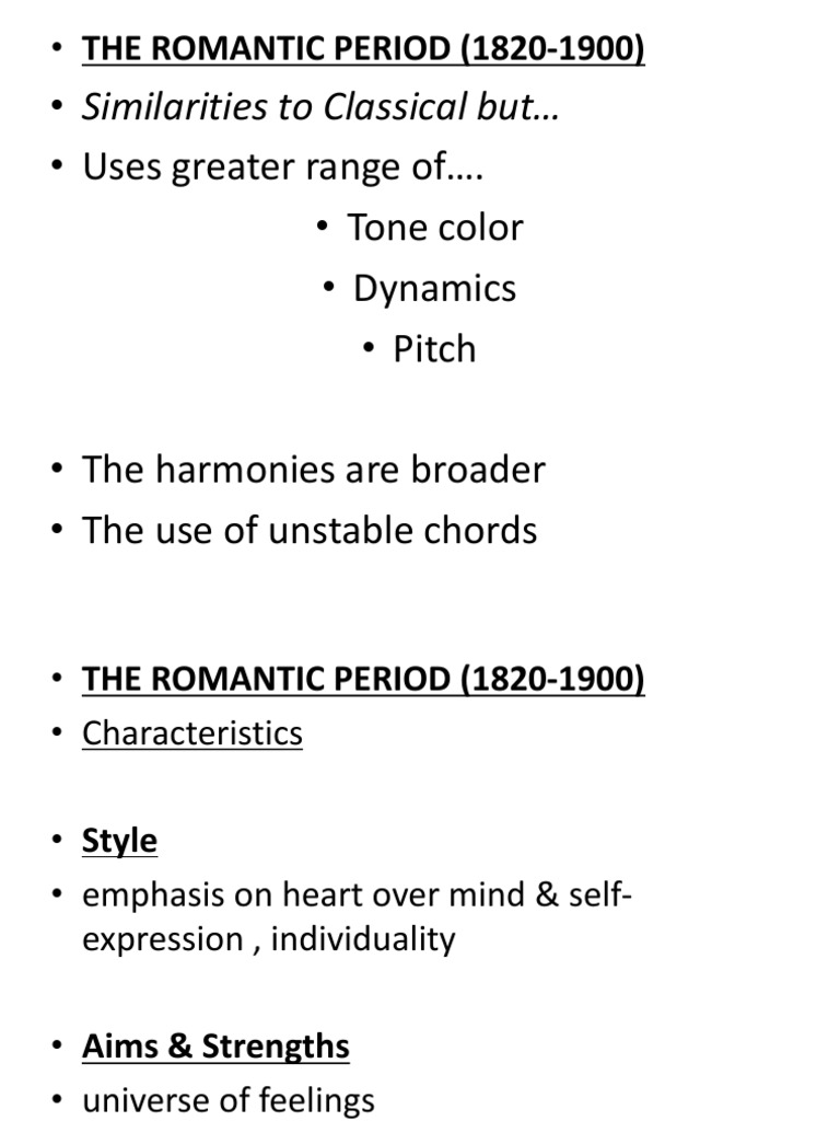 Exploring the Musical Characteristics and Major Composers of the Romantic Period PDF Robert
