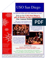USO Holiday Concert Flyer