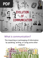 Evolution of Communication