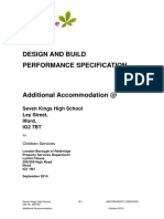 Design and Build Performance Specification: Seven Kings High School Ley Street, Ilford, Ig2 7Bt