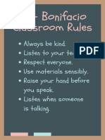 Blackboard Classroom Poster PDF