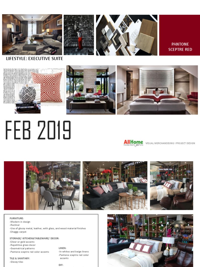 Lifestyle Executive Suite Pantone Fiesta Pantone Jester Red Pantone