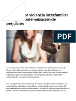 Divorcio Por Violencia Intrafamiliar Da Lugar A Indemnización de Perjuicios - Noticias Jurídicas y Análisis de Nuevas Leyes PDF