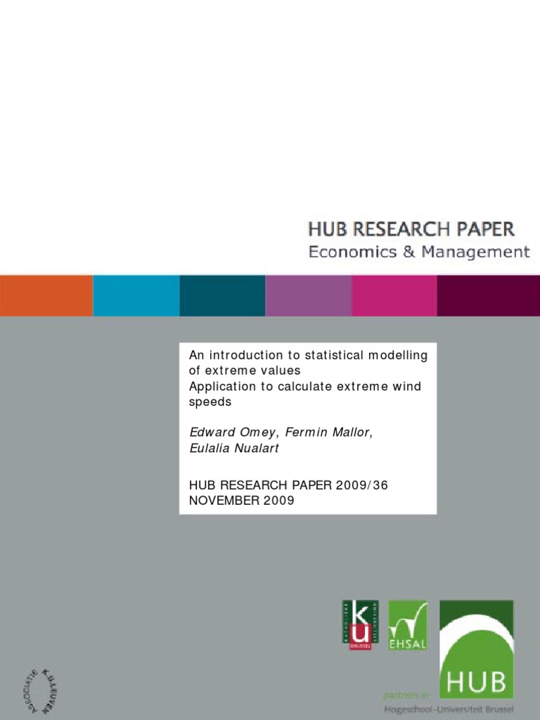 Statistical Modeling of Extreme Wind Speeds | PDF | Stationary Process ...