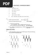 ProblemSheet Chapter 1