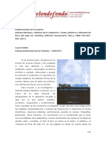 Adriana Musitano Poeticas de Lo Cadaverico Teatro Plastica y Videoarte de Fines Del Siglo XX Cordoba Editorial Comunicarte 360 P Isbn 978 987 602 120 3