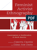 CRAVEN y DAVIS Feminist Activist Ethnography Counterpoints To Neoliberalism in North America