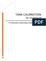 Tank Calibration Report TB SYUKUR